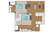Main Street Flats 2x2 A Floor Plan Main Street Flats 2x2 A Floor Plan